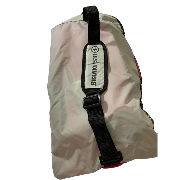 US DIVERS Pink Youth Diving Set S/M (9-13 shoe adj) fins snorkel bag, NO MASK - Picture 7 of 9